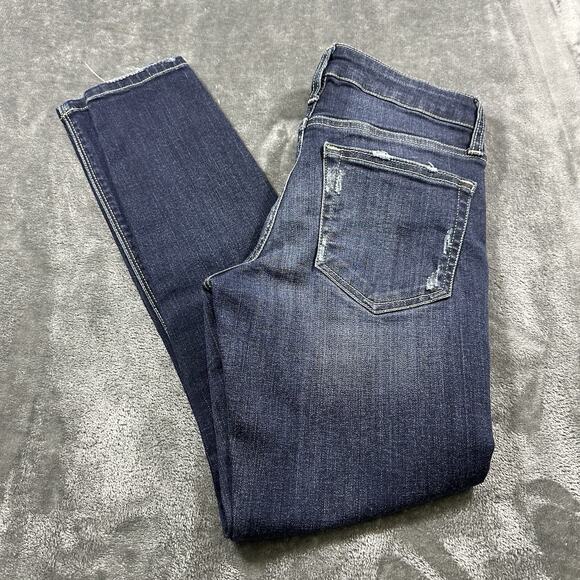 Day Trip Jeans Womens 24 Blue Lynx Skinny Ankle Low‎ Rise Denim Pants - Picture 10 of 14